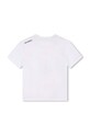 Karl Lagerfeld tricou de bumbac pentru copii Z30241.162.174 alb AW24