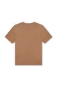BOSS t-shirt bawełniany dziecięcy J51200.114.150 beżowy AW24