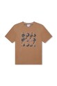 Дитяча бавовняна футболка BOSS бавовна бежевий J51200.162.174
