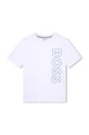 BOSS tricou de bumbac pentru copii print alb J51206.162.174