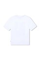 Dětské bavlněné tričko BOSS J51217.162.174 bílá AW24