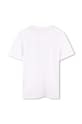 Dětské bavlněné tričko BOSS J51219.162.174 bílá AW24