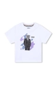 BOSS tricou din bumbac pentru bebelusi print alb J51299.74.81