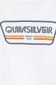 Момче Детска памучна тениска Quiksilver RANGE LIFE SS EQBZT04784 бял