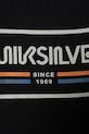CHLAPEC Dětské bavlněné tričko Quiksilver RANGE LIFE SS EQBZT04784 černá