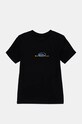 Quiksilver t-shirt bawełniany dziecięcy THERMAL LOGO BMY nadruk czarny AQBZT04452