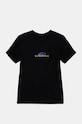 Quiksilver t-shirt bawełniany dziecięcy THERMAL LOGO BMY nadruk czarny AQBZT04452