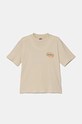Детская хлопковая футболка Quiksilver FUN ZONE SS хлопок бежевый EQBZT04774