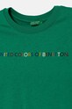 Αγορίστικα Παιδικό βαμβακερό μπλουζάκι United Colors of Benetton 3I1XC10JL.G.Seasonal πράσινο
