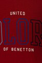 Αγορίστικα Παιδικό βαμβακερό μπλουζάκι United Colors of Benetton 3I1XC10JL.G.Seasonal μπορντό