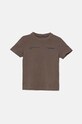 Calvin Klein Jeans t-shirt bawełniany dziecięcy IB0IB02236.104.116.9BYH brązowy AW24