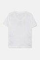 Băieți Calvin Klein Jeans tricou de bumbac pentru copii IU0IU00676.104.116.9BYH alb