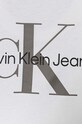 Детская хлопковая футболка Calvin Klein Jeans белый IU0IU00676.104.116.9BYH