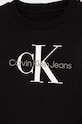 Calvin Klein Jeans t-shirt bawełniany dziecięcy czarny IU0IU00676.104.116.9BYH