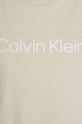 Детская хлопковая футболка Calvin Klein Jeans бежевый IU0IU00682.104.116.9BYH