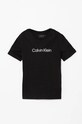 Дитяча бавовняна футболка Calvin Klein Jeans бавовна чорний IU0IU00682.128.176.9BYH