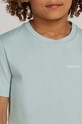 Дитяча бавовняна футболка Calvin Klein Jeans IU0IU00683.128.176.9BYH зелений
