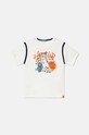 Detské bavlnené tričko United Colors of Benetton bavlna biela 3I1XG10FC.P.Seasonal