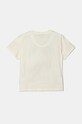 Dječja pamučna majica kratkih rukava United Colors of Benetton 3I1XG10GZ.P.Seasonal bež AW24