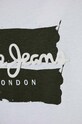Αγορίστικα Παιδικό βαμβακερό μπλουζάκι Pepe Jeans BAIRON PB503905 λευκό