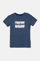 Dječja pamučna majica kratkih rukava Pepe Jeans BAIRON pamuk plava PB503905