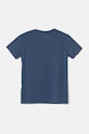Dječja pamučna majica kratkih rukava Pepe Jeans BAIRON PB503905 plava AW24