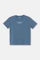 Guess t-shirt dziecięcy aplikacja niebieski L4BI07.J1314.9BYH