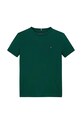 Tommy Hilfiger t-shirt bawełniany dziecięcy KB0KB06879.9BYH.86.122 zielony AW24