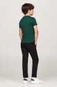 Tommy Hilfiger tricou de bumbac pentru copii KB0KB09277.9BYH.128.176 verde