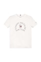Дитяча бавовняна футболка Tommy Hilfiger KB0KB09278.9BYH.74.122 білий AW24