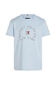 Dětské bavlněné tričko Tommy Hilfiger KB0KB09278.9BYH.128.176 modrá AW24