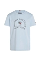 Tommy Hilfiger t-shirt bawełniany dziecięcy KB0KB09278.9BYH.128.176 niebieski AW24