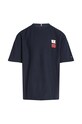 Otroška bombažna kratka majica Tommy Hilfiger KB0KB09280.9BYH.128.176 mornarsko modra AW24