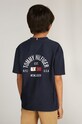 Детская хлопковая футболка Tommy Hilfiger KB0KB09280.9BYH.128.176