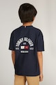 Otroška bombažna kratka majica Tommy Hilfiger KB0KB09280.9BYH.128.176