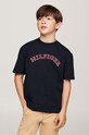 Tommy Hilfiger gyerek pamut póló pamut sötétkék KB0KB09283.9BYH.98.122