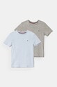 Dětské bavlněné tričko Tommy Hilfiger 2-pack kulatý modrá UB0UB00310.9BYH