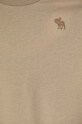 Chłopiec Abercrombie & Fitch t-shirt dziecięcy KI224.4092 brązowy
