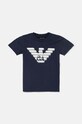 Emporio Armani t-shirt bawełniany dziecięcy 3-pack granatowy 6D4DJ6.4J54Z