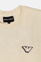 CHLAPEC Dětské bavlněné tričko Emporio Armani EB000028.AF10382 béžová