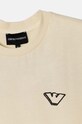 CHLAPEC Dětské bavlněné tričko Emporio Armani EB000028.AF10382 béžová