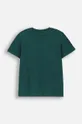 Дитяча бавовняна футболка Coccodrillo ZC4143205VBA зелений AW24