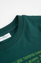 Chłopiec Coccodrillo t-shirt bawełniany dziecięcy ZC4143205VBA zielony