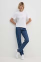 Calvin Klein t-shirt bawełniany K20K207215 biały AW24