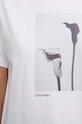 Calvin Klein t-shirt bawełniany K20K207579 biały