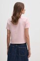 Odzież Tommy Hilfiger t-shirt bawełniany WW0WW39782 różowy