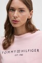 Tommy Hilfiger t-shirt bawełniany różowy WW0WW39782