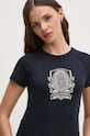 Бавовняна футболка Tommy Hilfiger темно-синій WW0WW42089