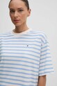 Tommy Hilfiger t-shirt bawełniany niebieski WW0WW42323