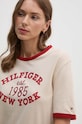 Tommy Hilfiger t-shirt beżowy WW0WW42585